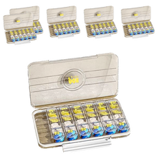 7日分裝透明藥盒 28格 23x13x3cm, 6個