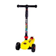 21st ScooTer ALL LED 可拆卸式兒童滑板車, 黃色
