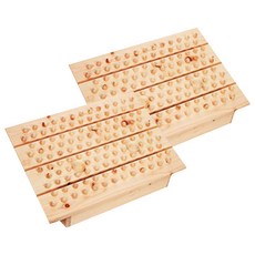 環保柏樹藝術柏木桌腳凳指壓板, 2個