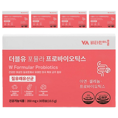 비타민마을 더블유 포뮬라 프로바이오틱스 10.5g, 30정, 5개