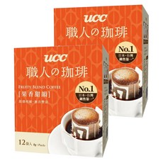 ucc 職人的珈琲 果香甜韻濾掛式咖啡, 8g, 12包, 2盒