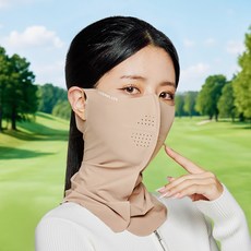 NORMAL LIFE 冬季用刷毛防曬透氣面罩, 膚色, 1個