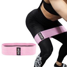 제로투히어로 힙업운동 탄성밴드, pink, 1개