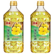 泰山 純芥花油 澳洲優質原料 不飽和脂肪酸92%以上, 1.5L, 2瓶