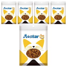 A star 高蛋白喵喵鮮貝零食, 螃蟹, 50g, 5包