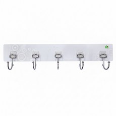 家而適居家多功能掛勾架(大鉤5入), 銀色, 1個