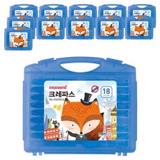 monizoo Monami蠟筆 男, 18色, 12個