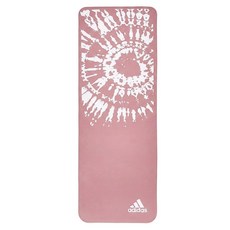 adidas 愛迪達 紮染防滑瑜珈墊 ADYG-10200PK, 煙燻粉, 1個