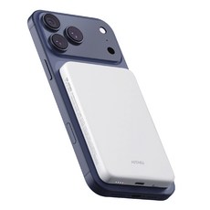 아트뮤 Qi2 15W 맥세이프 초슬림 고속 보조배터리 5000mAh, QB310, 화이트