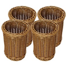 韓國 Good Friend 藤編籃, 單一顏色, 4個