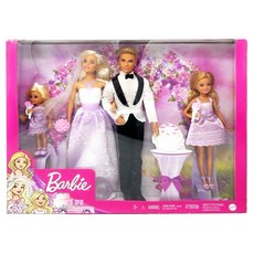 Barbie 芭比 與肯尼婚禮組合, 1盒, 芭比與肯尼婚禮 多色