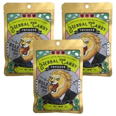 PRESIDENT CANDY 統一製菓 雪天果 雪鹽檸檬硬喉糖, 50g, 3包