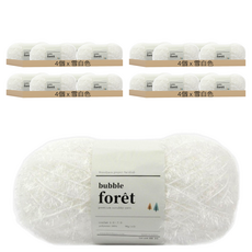 Brand Yan 泡泡森林菜瓜布專用線, 雪白色 47, 16個