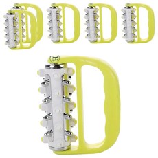 HERAJIN 滾輪按摩器, 6個, 檸檬黃