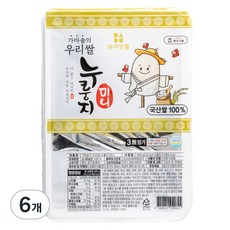 참좋은식품 가마솥의 누룽지 미니 12p, 396g, 6개