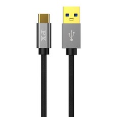 PX 大通 USB 3.1 GEN1 C to A 超高速充電傳輸線 UAC3-2B, 2m, 黑色, 1條