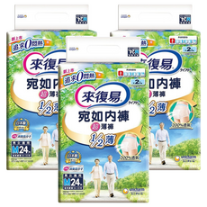 Lifree 來復易 宛如內褲超薄褲, M號, 24片, 3包