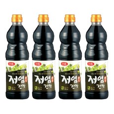 신송 저염 양조간장, 900ml, 4개
