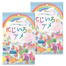 Kanro 甘樂 彩虹糖 綜合蘇打, 64.6g, 2袋