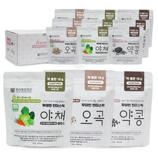 서울대밥스누 유아 현미 과자 3종 세트, 약콩, 야채밸런스, 오곡, 30g, 4세트
