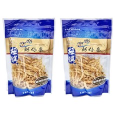 極饌 炭烤魷魚絲, 蚵仔寮新鮮現撈魷魚製作, 全家大小休閒食品, 120g, 2包