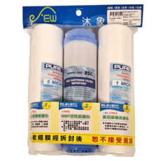 Elephant Waters 沐象 食品級濾心超值包3件組, 1314A, 1組