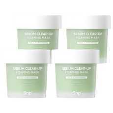Snp 深層毛孔淨化泡泡面膜 100ml, 1入, 4個