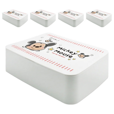 收納王妃 TSUM 濕紙巾盒, 紅線米奇, 5個