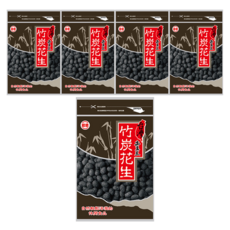 台灣土豆王 竹炭花生 130g 手工製作 古早味配方, 5包