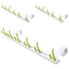 Sunwoo Land 彩虹門衣架 2 層衣架 中號, 綠色, 3個