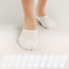 구냥씩 여성용 앞코 보강 페이크삭스 10컬레
