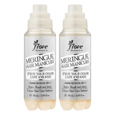 플로베 머랭 헤어 매니큐어 60ml, 크리스탈 클리어, 2개