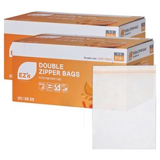EZn이지엔 더블지퍼백 냉장 냉동 겸용, 대(L), 210개입, 2개