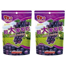 豆之家 翠菓子 超大葡萄乾鮮果乾, 280g, 2包