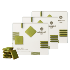 OSULLOC 特濃綠茶夾心法式脆餅, 100g, 3盒