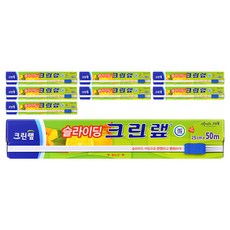 CLEANWRAP 保鮮膜 附滑刀, 50m, 8盒