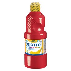 GIOTTO 可洗式兒童顏料 紅色, 1色, 500ml