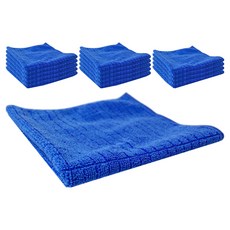 World Clean 高品質圍棋超細纖維手拖藍色, 15個