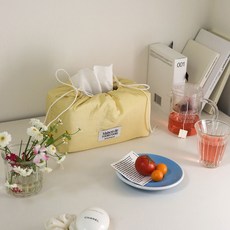 메종드룸룸 링링 트윙클 각티슈케이스, 레몬