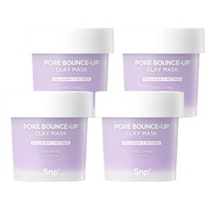 Snp 毛孔緊緻泥面膜 120g, 1入, 4個