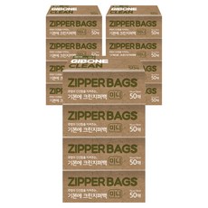 기본에 크린지퍼백, 미니(XS), 50개입, 12개