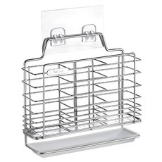 小麥購物 304不鏽鋼 筷子湯匙刀叉壁掛架 L2440, 不鏽鋼原色, 1個