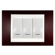 Schneider Electric 施耐德電機 Unica Plus 三切三路全彩智慧開關 (ABS外框), 1個