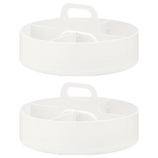 litem. 里特 Porta圓形, 象牙白, 2個