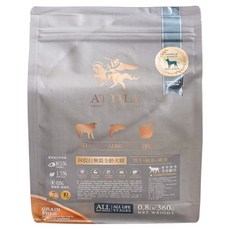 ATTILA 阿提拉 全齡犬糧, 360g, 1包, 黑牛 + 鮭魚 + 蘋果