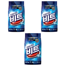 비트 분말세제 일반용 본품, 3.2kg, 1개입, 3개