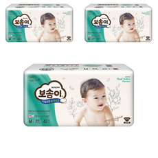 보솜이 리얼코튼 오가니크 밴드형 기저귀, 중형(M), 126매