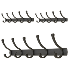 The Look GROCERIES STORAGE 免鑽孔門後衣帽掛勾 5勾, F1017, 3個