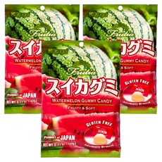 Kasugai 春日井 果汁軟糖 西瓜口味, 107g, 3袋