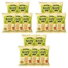 기름제로 옥수수칩 과자, 60g, 15개